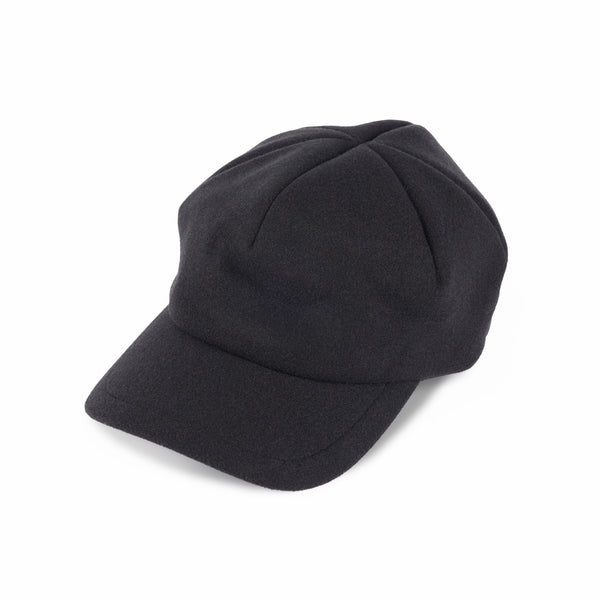 1 PANEL CAP / WOOLET / BLACK