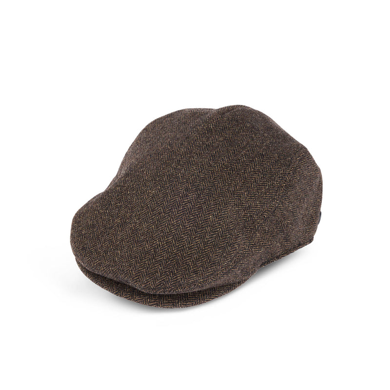 464WH WOOL HERRINGBONE HUNTING / BLACK&BROWN