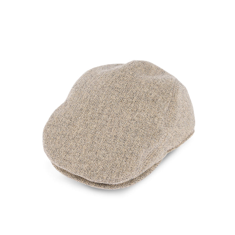 464WH WOOL HERRINGBONE HUNTING / GREY & BEIGE