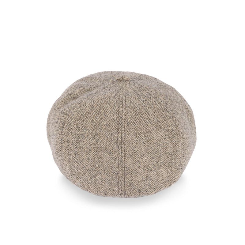 530WH WOOL HERRINGBONE CASQUETTE / GREY & BEIGE