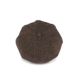 551WH WOOL HERRINGBONE CASQUETTE / BLACK & BROWN