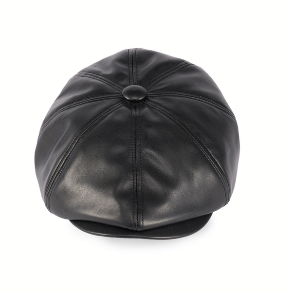 575SL SYNTHETIC LEATHER CASQUETTE / BLACK