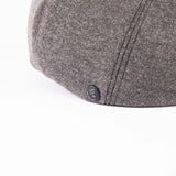 BERET / 8 PANEL WOOLLET / CHARCOAL