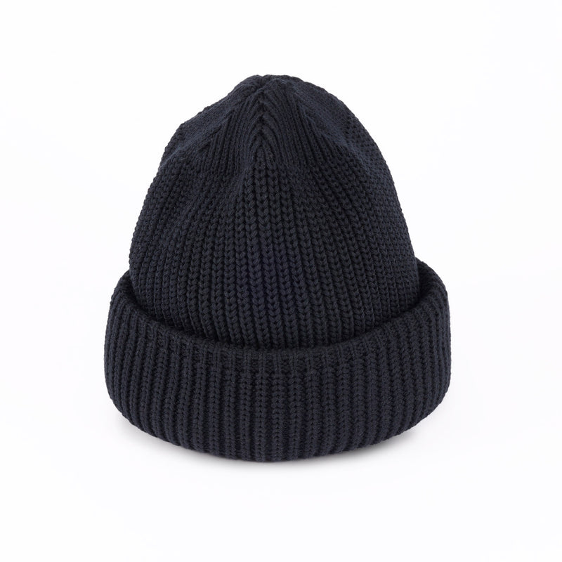CUFF KNIT CAP / CHUBBY / BLACK