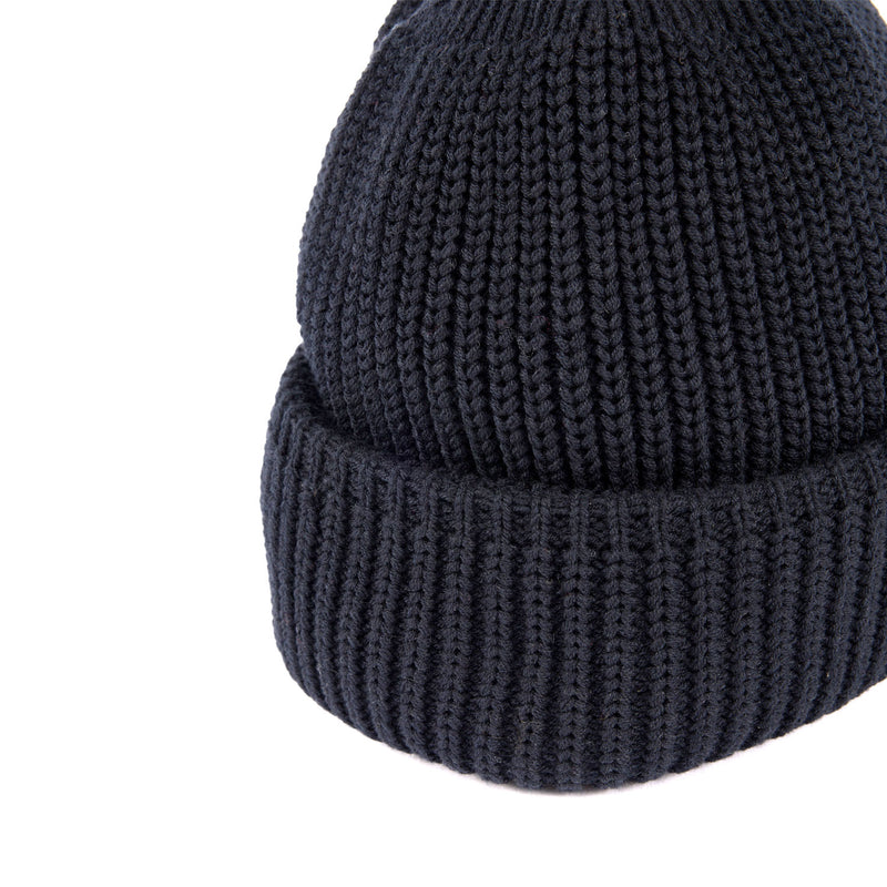 CUFF KNIT CAP / CHUBBY / BLACK