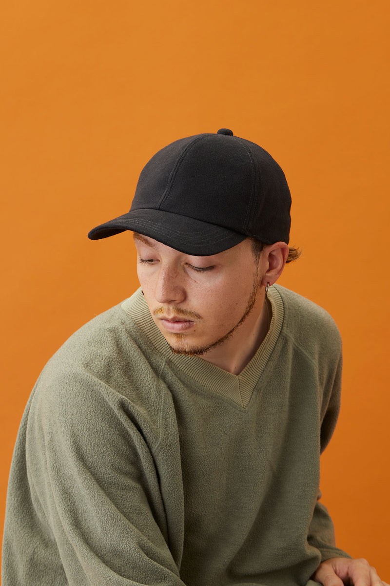 6 PANEL CAP / BLUSHED MOLE SKIN / OLIVE