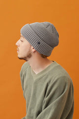 CUFF KNIT CAP / CHUBBY / GRAY