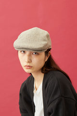 464WH WOOL HERRINGBONE HUNTING / GREY & BEIGE