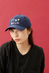 WHOPOP / 6 PANEL CAP / STAY WILD / NAVY