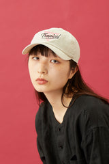 WHOPOP / 6 PANEL CAP / TROPICAL / BEIGE