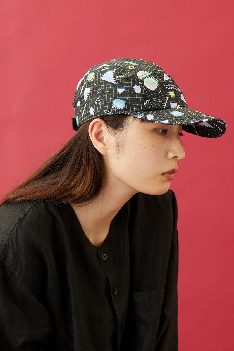 WHOPOP / JET CAP / GRID / BLACK