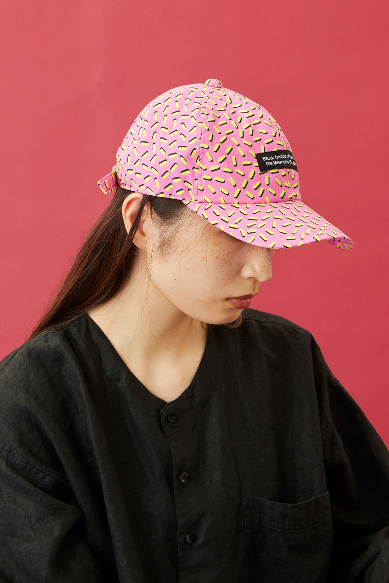 WHOPOP / 6 PANEL CAP / OVAL DOT / PINK