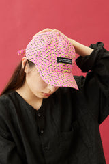 WHOPOP / 6 PANEL CAP / OVAL DOT / PINK