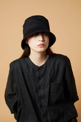 BUCKET HAT / COTTON WEAPON / BLACK