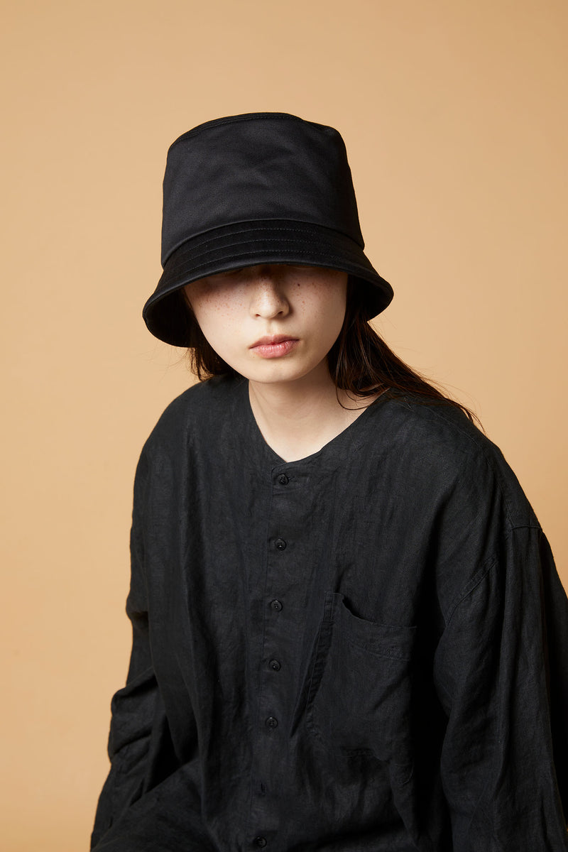 BUCKET HAT / COTTON WEAPON / BLACK