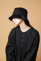 BUCKET HAT / COTTON WEAPON / BLACK