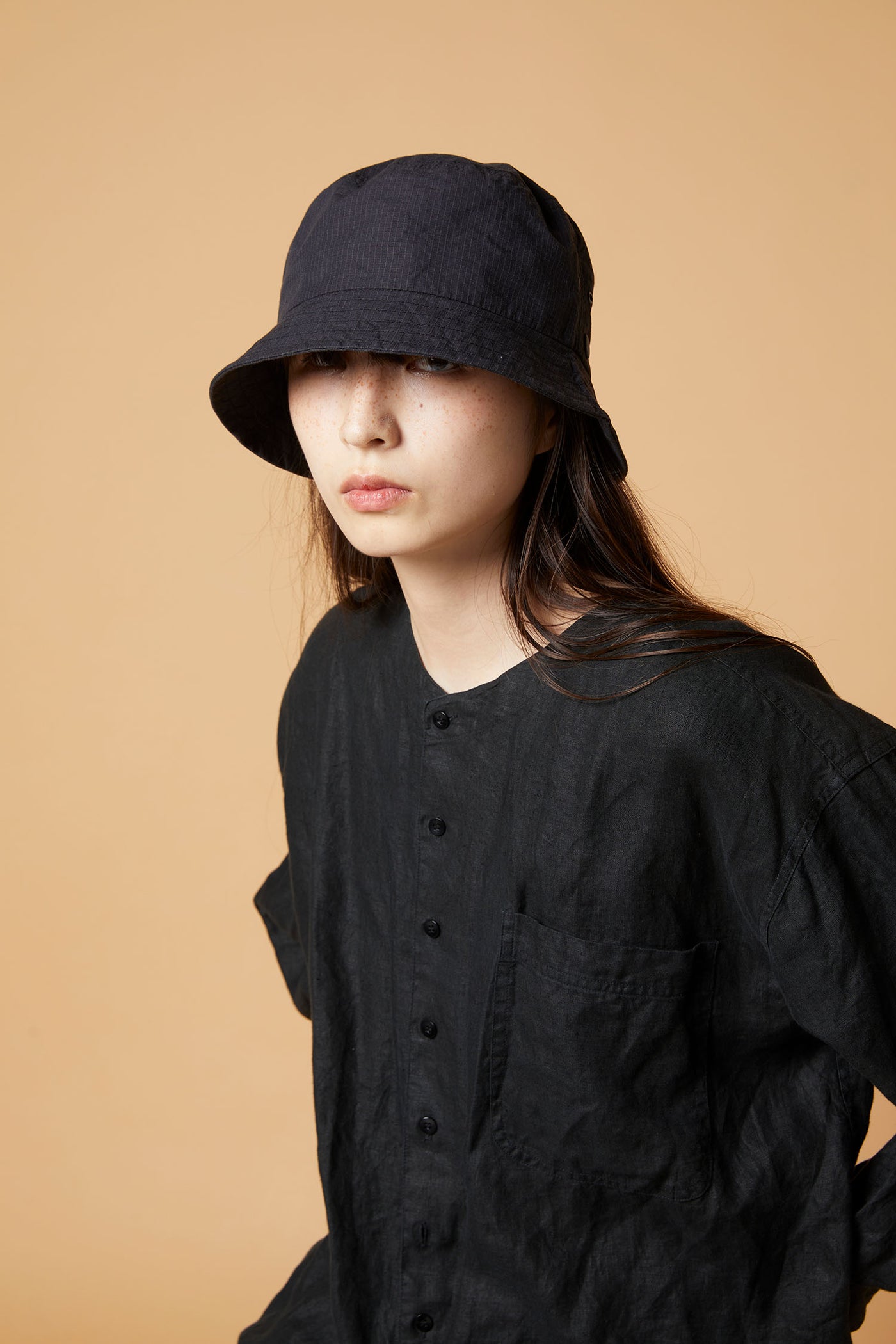 OVY Rip Stop Nylon Bucket Hat バケットハット Water-Repellent Rip Stop Nylon Bucket Hat (black) | OVY