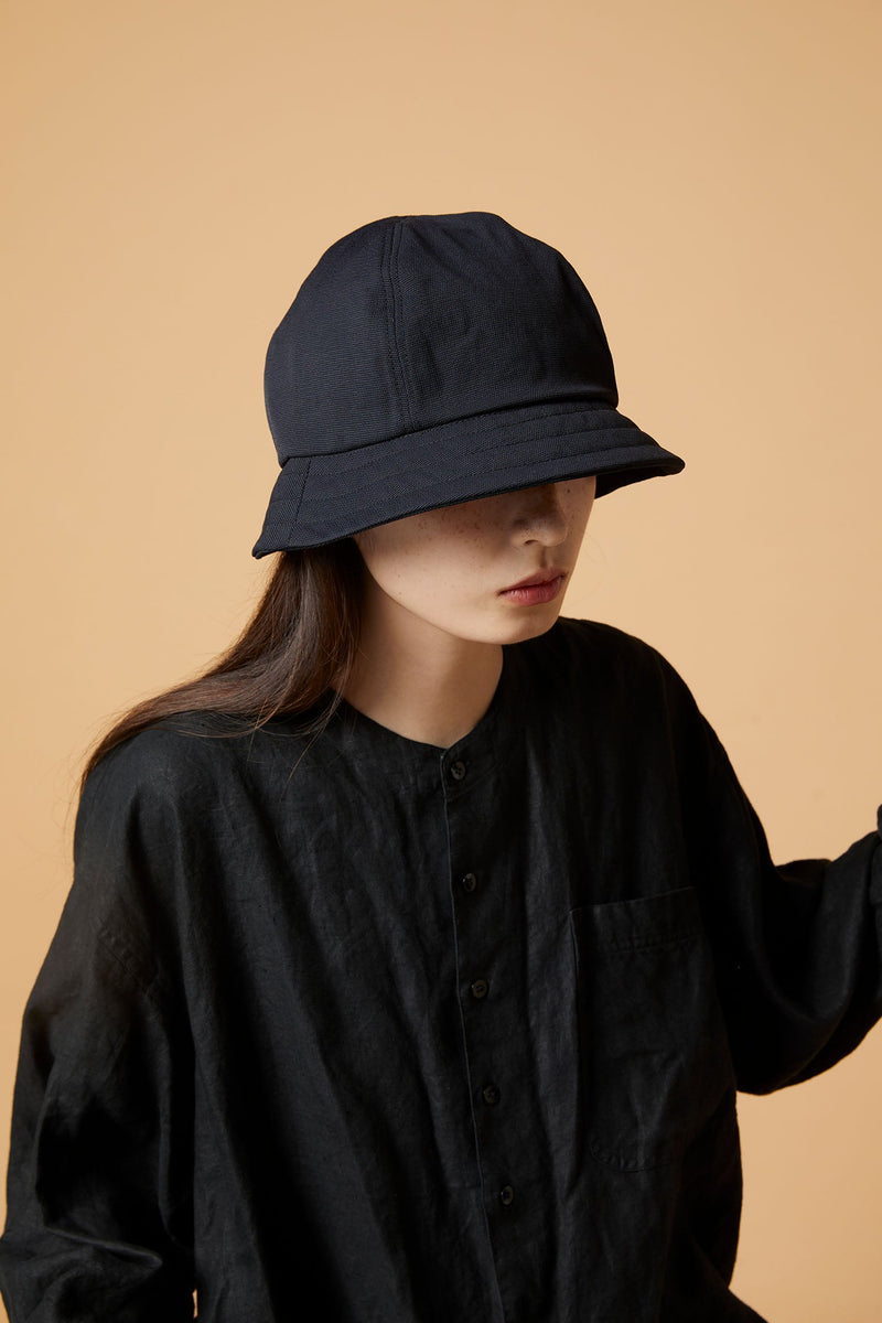 METRO HAT / 4 PANNEL NYLON / BLACK