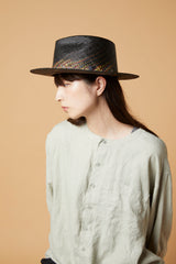 PANAMA HAT / SPARKLE WEAVE / BLACK & MULTI