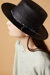 PANAMA HAT / AMISH / BLACK