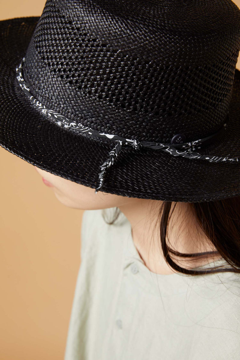 PANAMA HAT / AMISH / BLACK