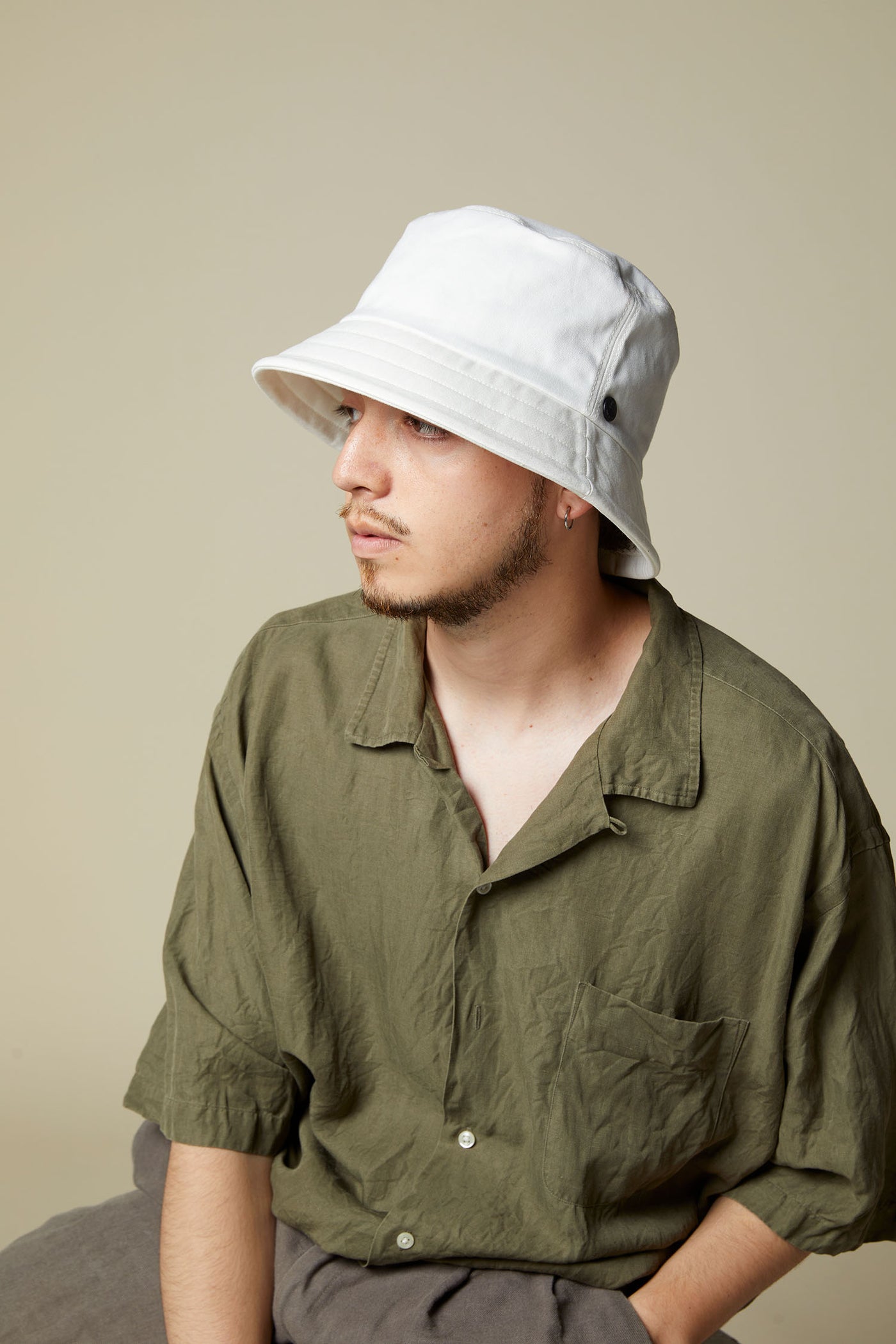 CPH バケットハット HOPSACK WHITE C-PLUS HEAD WEARS 帽子 ハット 「CPH/シープラスヘッドウェア