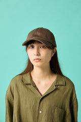DEEP 6 PANEL CAP / STRAW YARN THERMO / BROWN