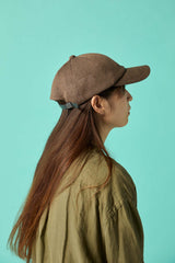DEEP 6 PANEL CAP / STRAW YARN THERMO / BROWN