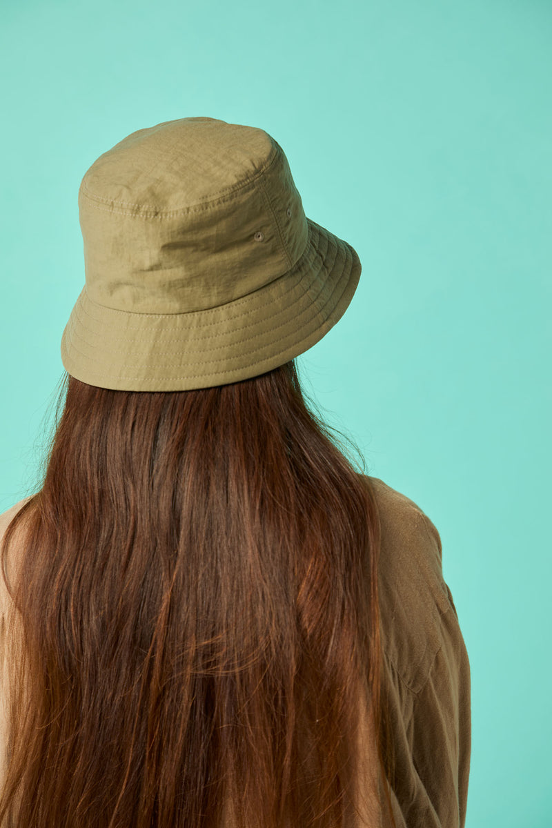 BUCKET HAT / NYLON TUSSAH / OLIVE