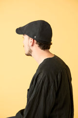 441PL POLYESTER LINEN HUNTING / BLACK