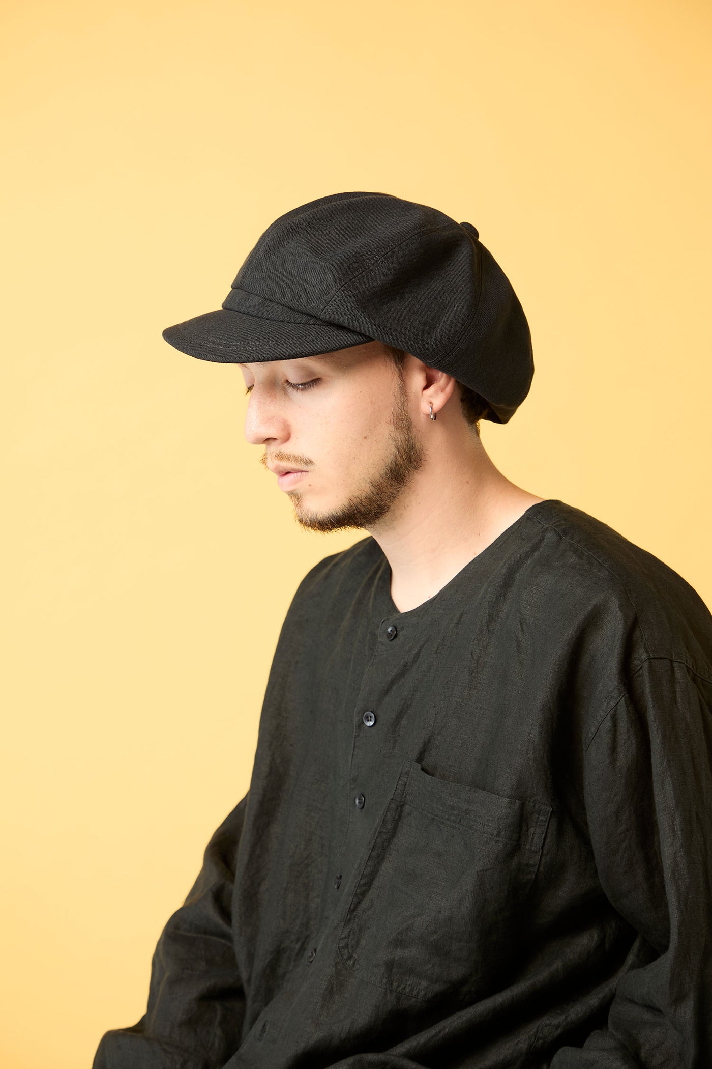 CPH キャスケット ブラック M/L ハンチング | 帽子通販｜CPH(シーピーエイチ）521PL POLYESTER
