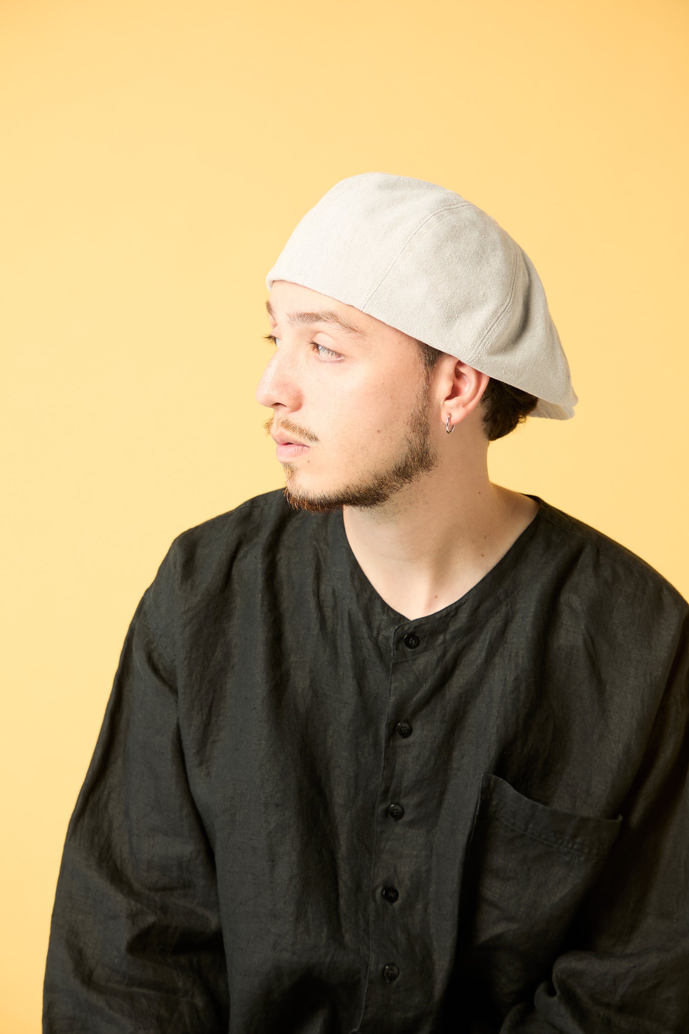 CPH 575PL POLYESTER LINEN キャスケット M/L CPH】575PL POLYESTER LINEN CASQUETTE | lupus on