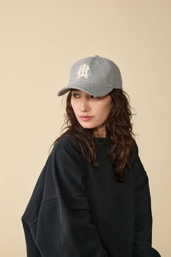 6 PANEL CAP / WOOL CPH EMB / GRAY