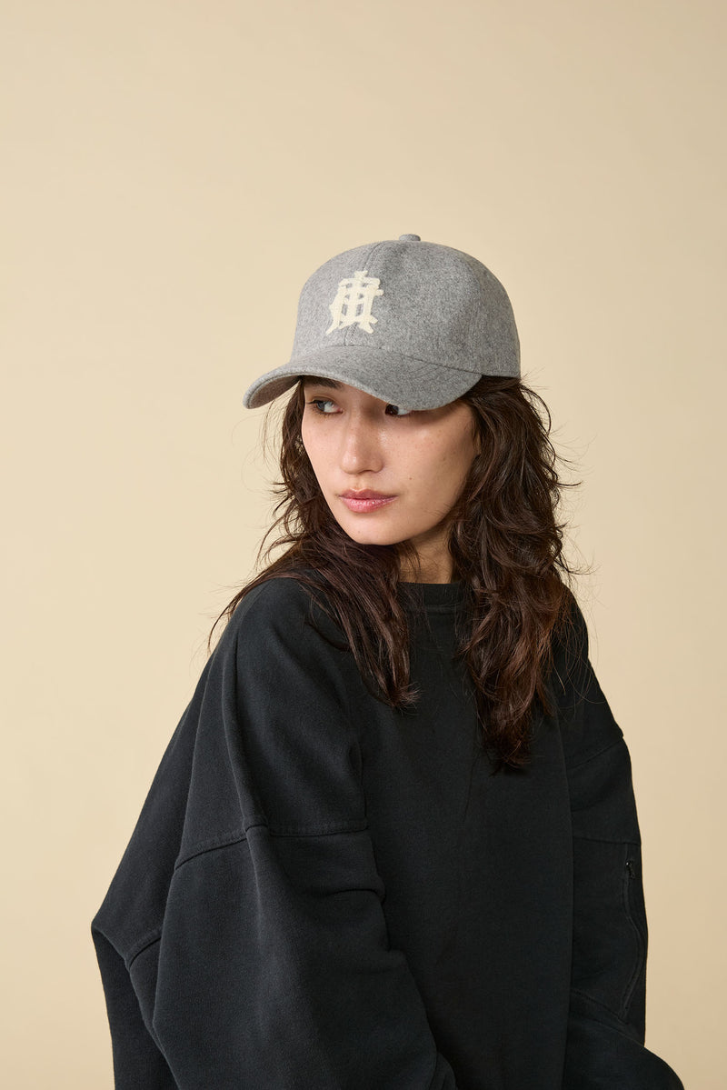 6 PANEL CAP / WOOL CPH EMB / GRAY