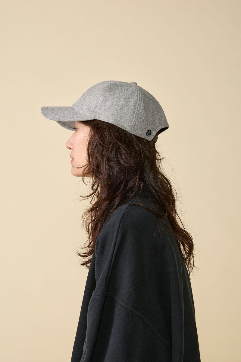 6 PANEL CAP / WOOL CPH EMB / GRAY