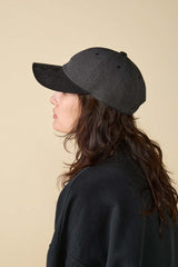 6 PANEL CAP / PINHEAD TWILL / BLACK