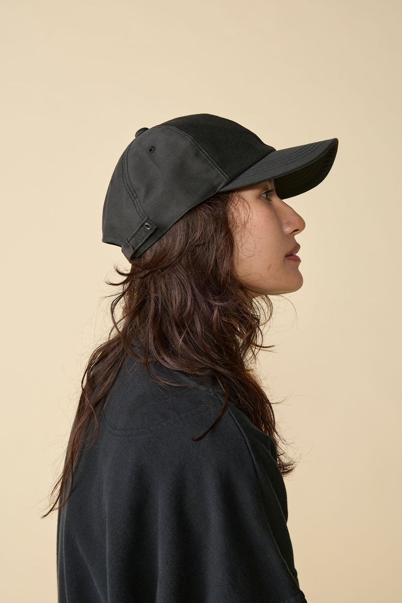 DEEP 6 PANEL CAP / JUNGLE CROSS / BLACK