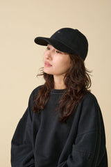 BAGGY CAP / ORGANIC FLANNEL / BLACK
