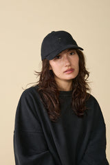 BAGGY CAP / ORGANIC FLANNEL / BLACK