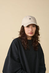 BAGGY CAP / ORGANIC FLANNEL / IVORY