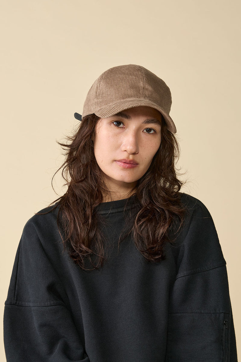 DEEP 6 PANEL CAP / PRINTED CODE / BEIGE