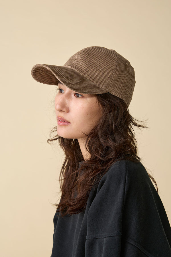 DEEP 6 PANEL CAP / PRINTED CODE / BEIGE