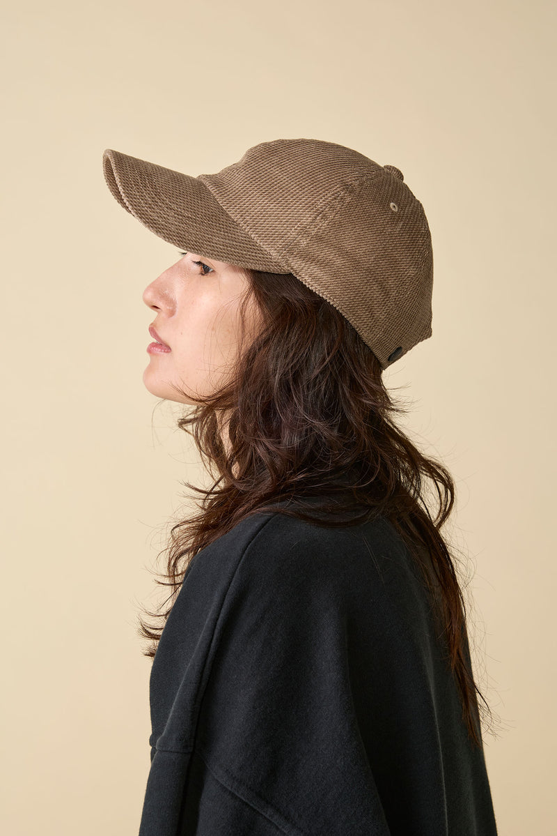 DEEP 6 PANEL CAP / PRINTED CODE / BEIGE