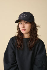 6 PANEL CAP / MOLESKIN / BLACK