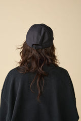 6 PANEL CAP / MOLESKIN / BLACK