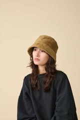 FULL BUCKET HAT / FLEECE BOA / CAMEL