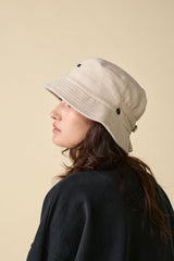BAGGY HAT / ORGANIC FLANNEL / IVORY