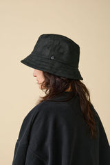 BUCKET HAT / SYNTHETIC SUEDE / BLACK