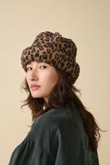 CUFF KNIT CAP / TOYPU / LEOPARD