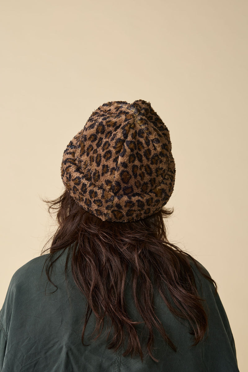 CUFF KNIT CAP / TOYPU / LEOPARD